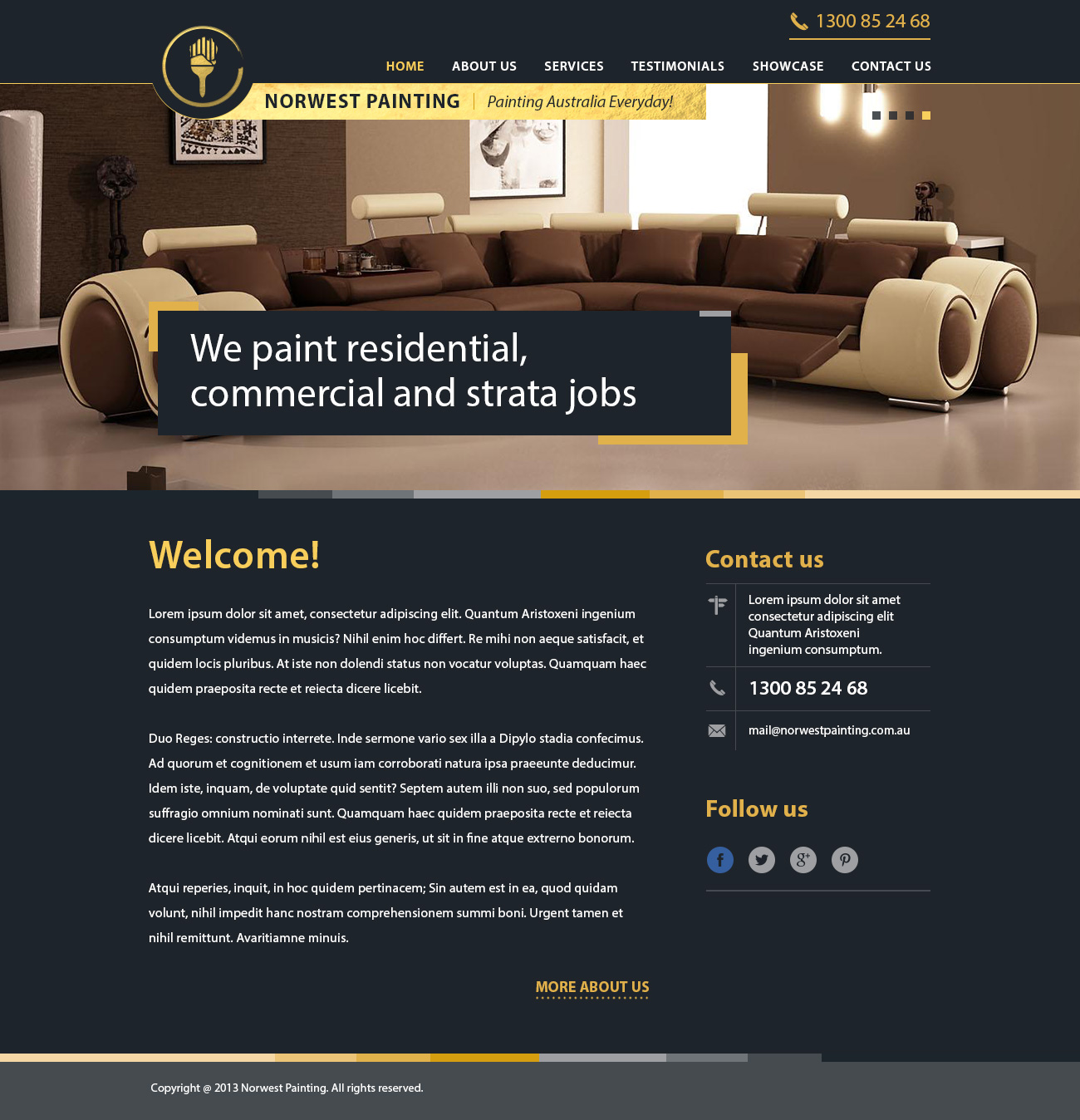 Web Design by Alex D for Norwest Painting | Design: #2469737