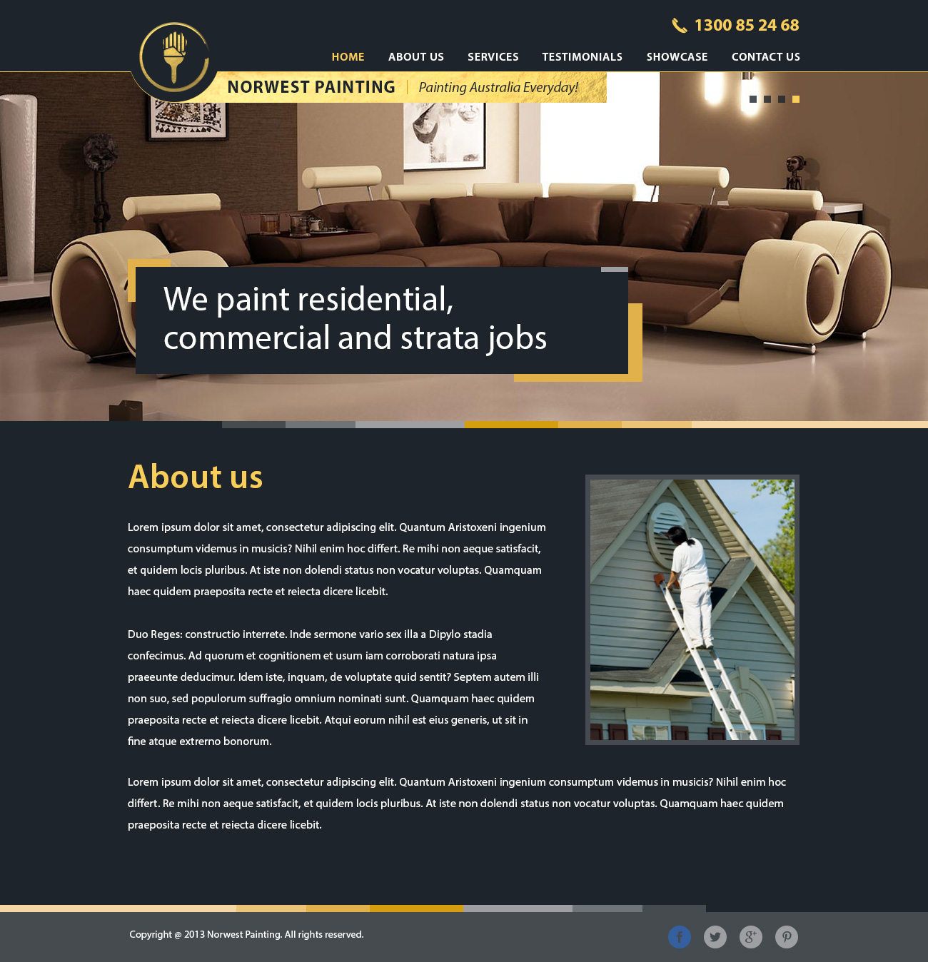Web Design by Alex D for Norwest Painting | Design #2518534