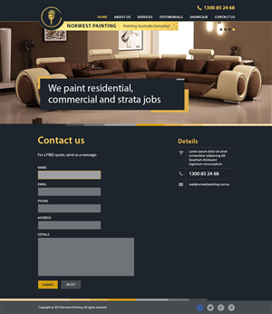 Web Design by Alex D for Norwest Painting | Design: #2518536