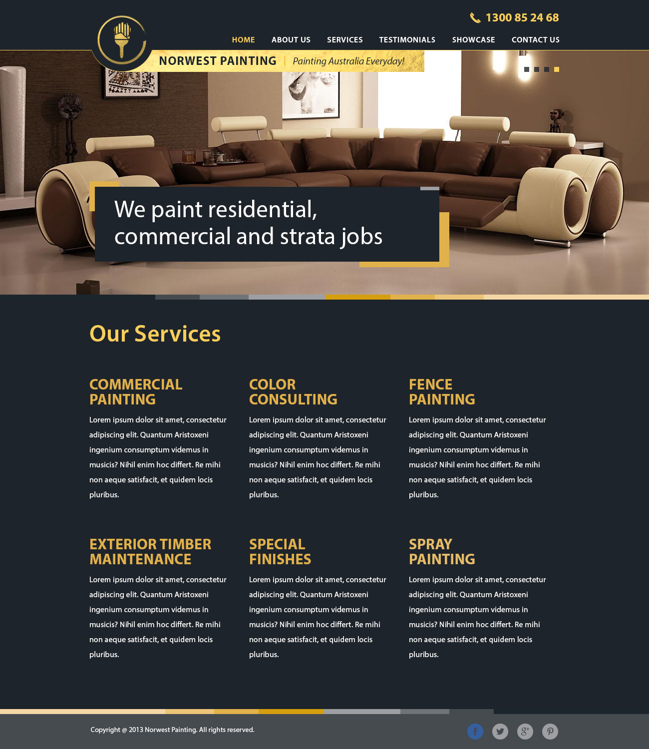 Web-Design von Alex D für Norwest Painting | Design #2518540