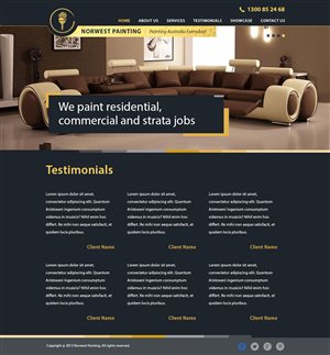 Web Design by Alex D for Norwest Painting | Design: #2518543