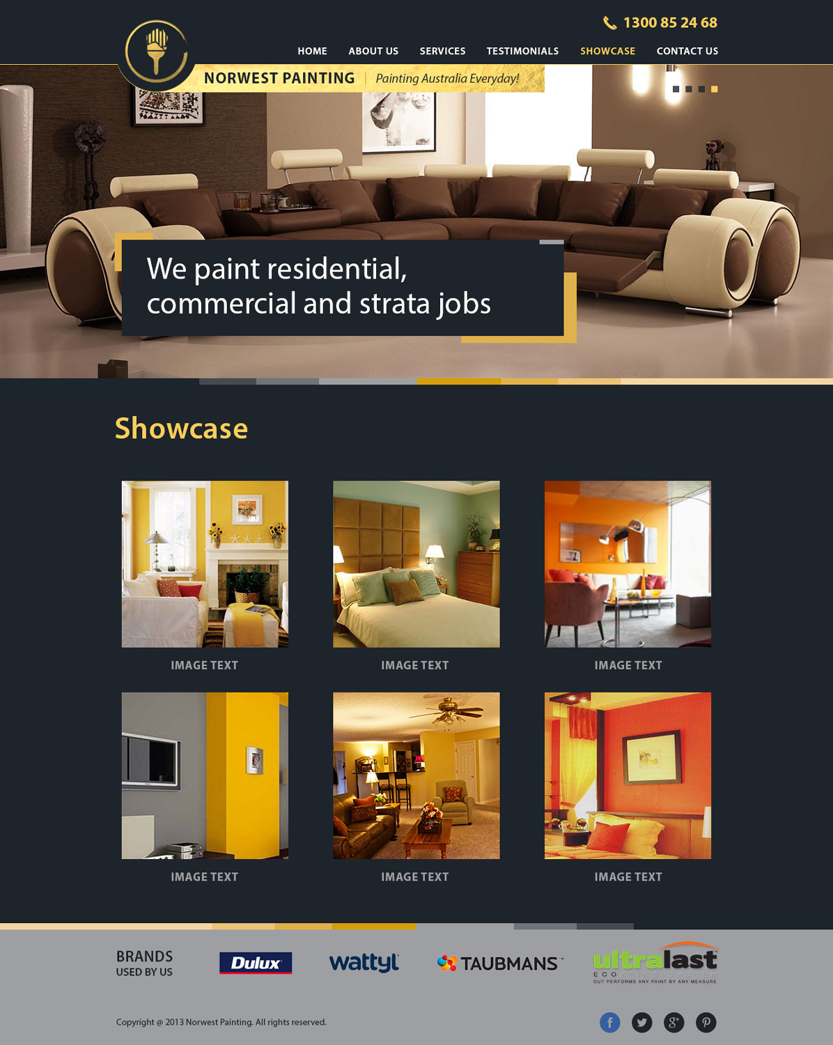 Web Design by Alex D for Norwest Painting | Design #2521266