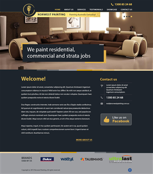 NORWEST PAINTING | Web Design par Alex D