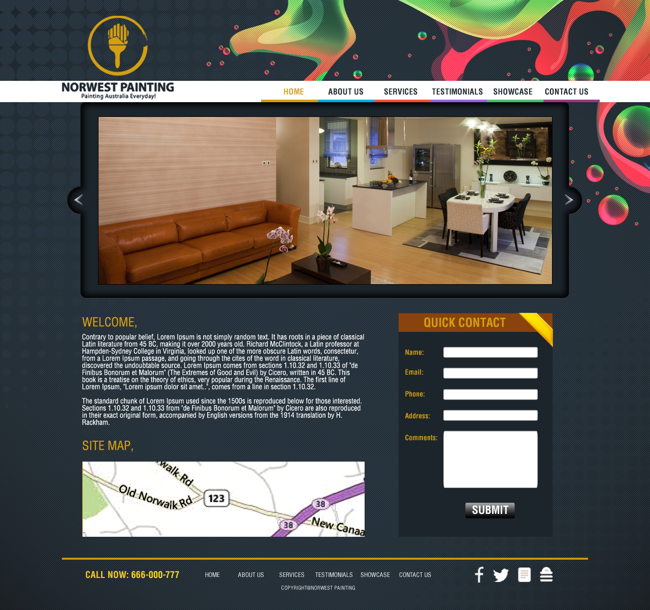 Diseño Web por Bright Star para Norwest Painting | Diseño #2504321