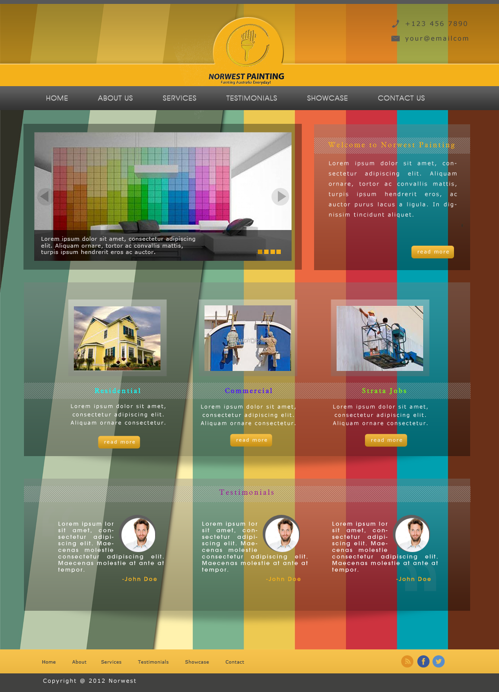 Web Design by JM for Norwest Painting | Design #2474807