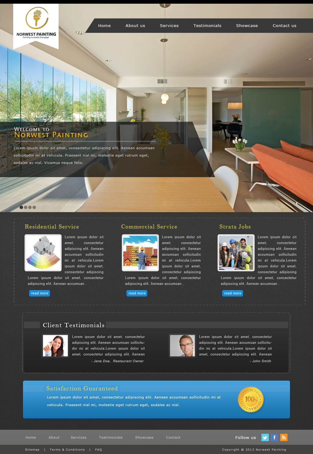 Web Design by JM for Norwest Painting | Design #2474919