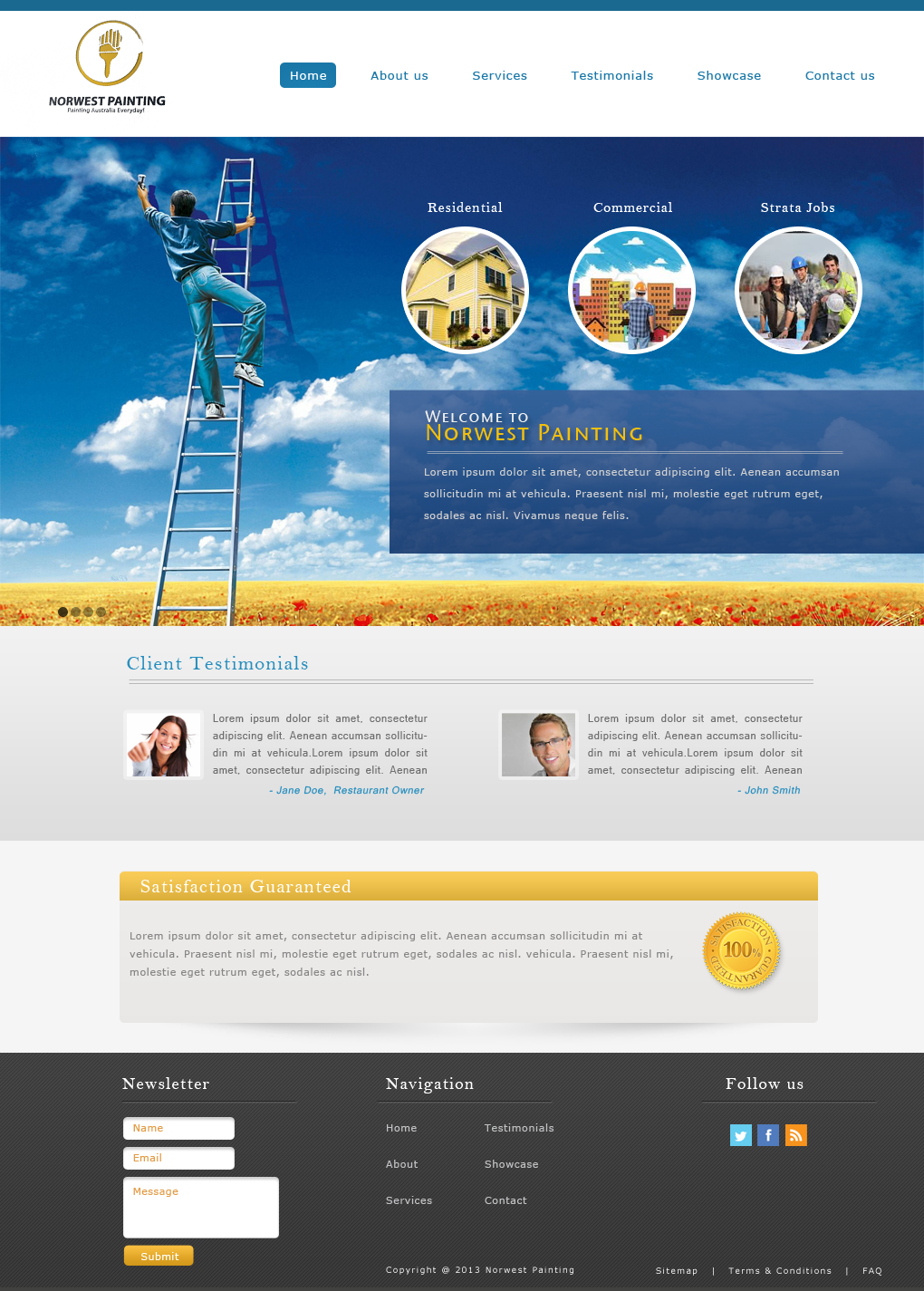 Web Design by JM for Norwest Painting | Design #2474976