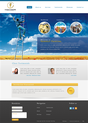 Web Design by JM for Norwest Painting | Design: #2474976