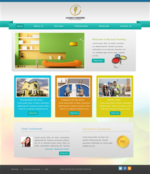 Web Design by JM for Norwest Painting | Design: #2475568