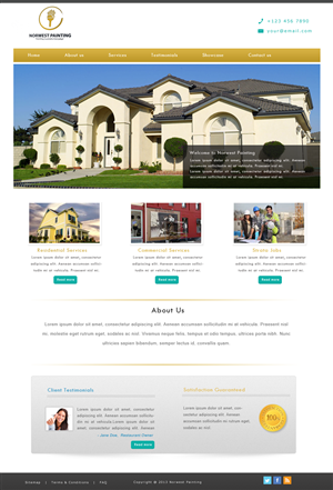 NORWEST PAINTING | Web Design par JM