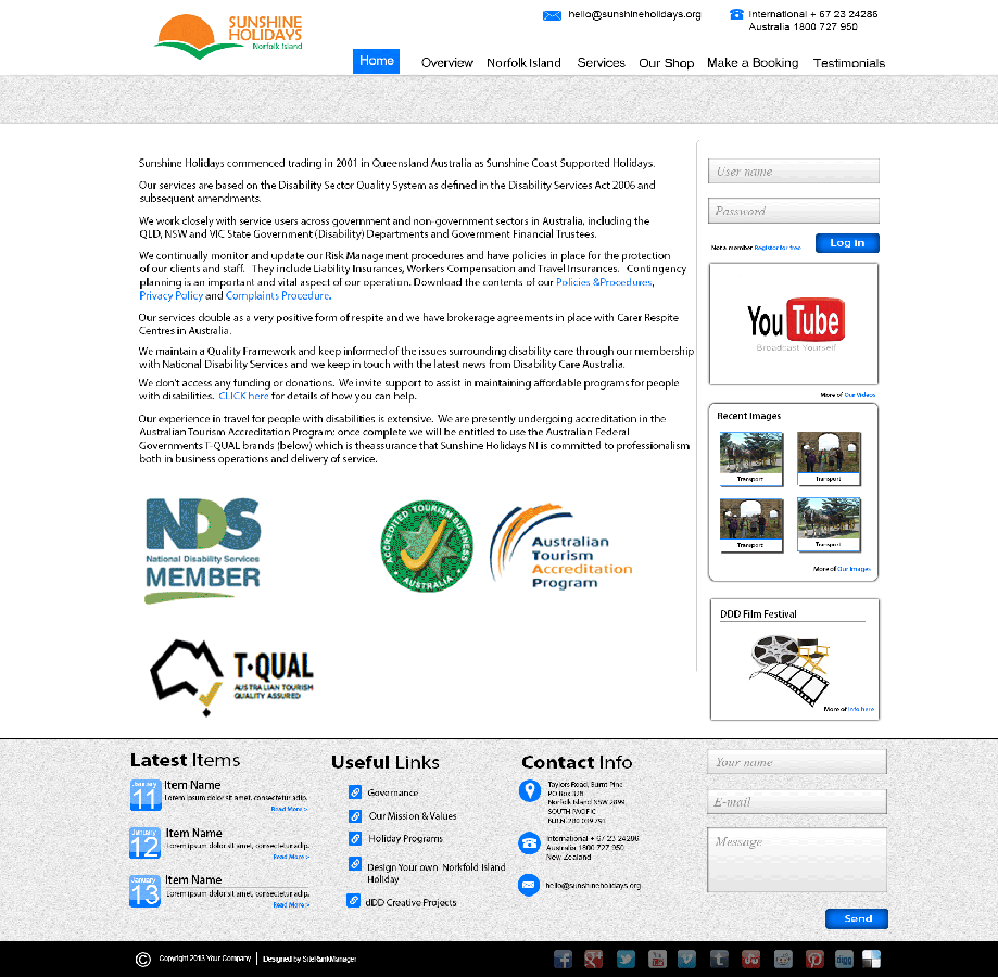 Diseño Web por dibi solutions para este proyecto | Diseño #2473487