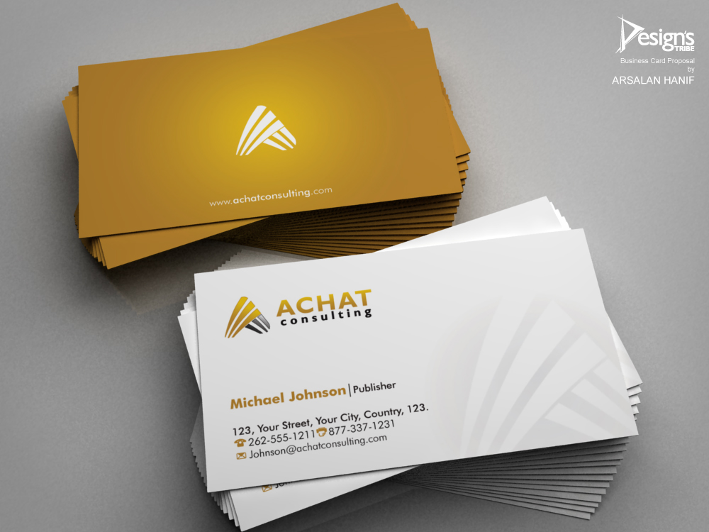 Schreibwaren-Design von DesignsTRIBE für Achat-Consulting GmbH | Design #589808