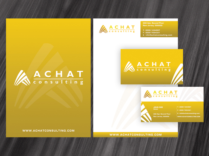 Schreibwaren-Design von jAy!... für Achat-Consulting GmbH | Design #581974