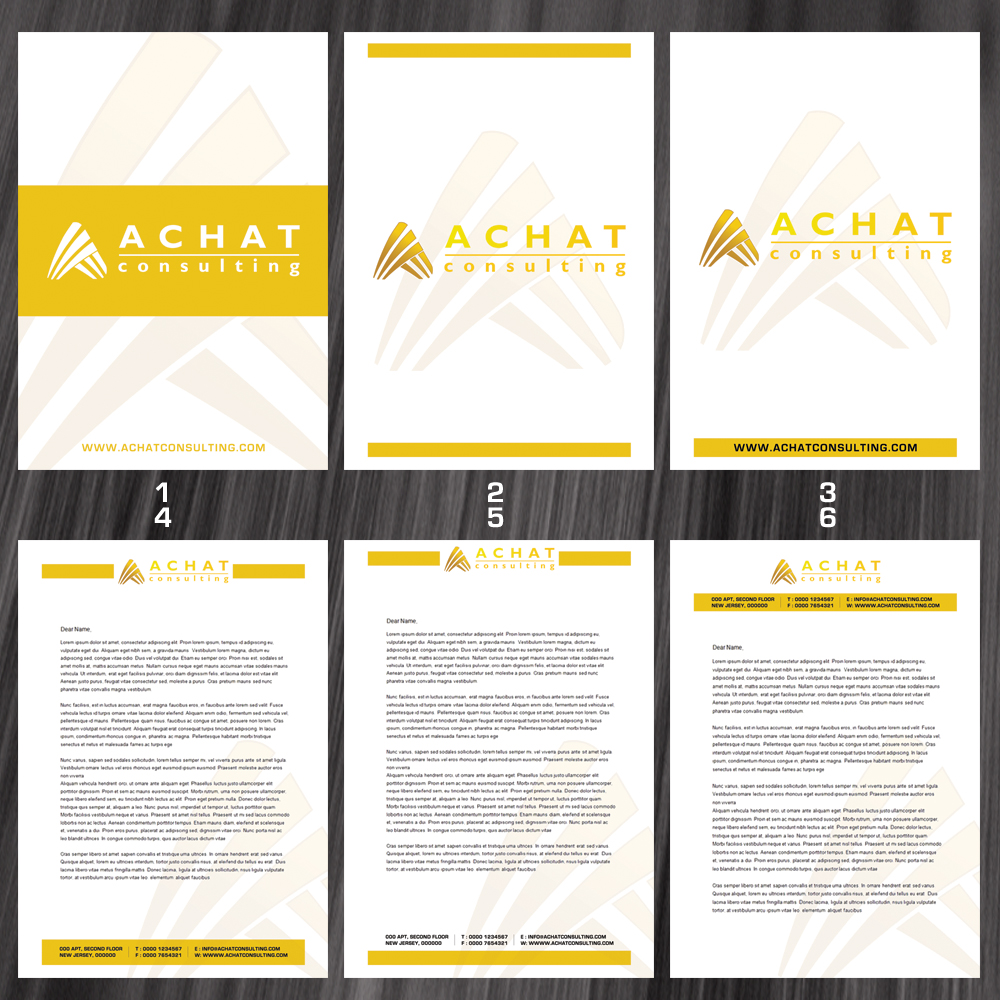 Stationery Design by jAy!... for Achat-Consulting GmbH | Design #584167