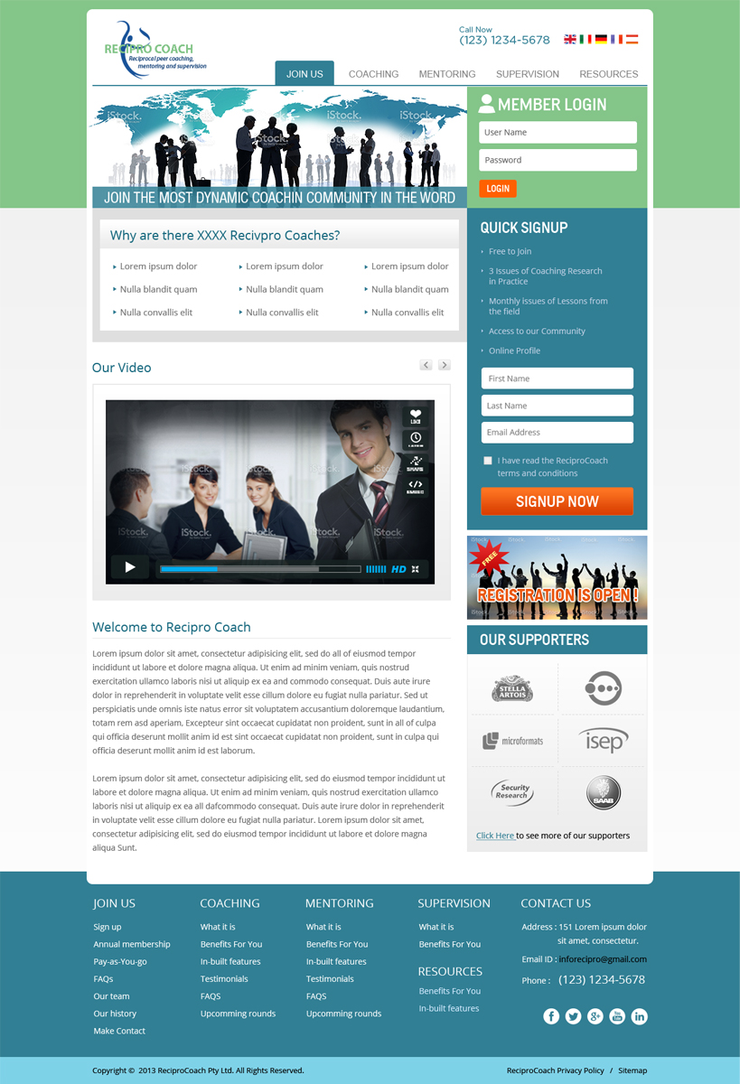 Web Design by Mayank Patel for this project | Design #2512759