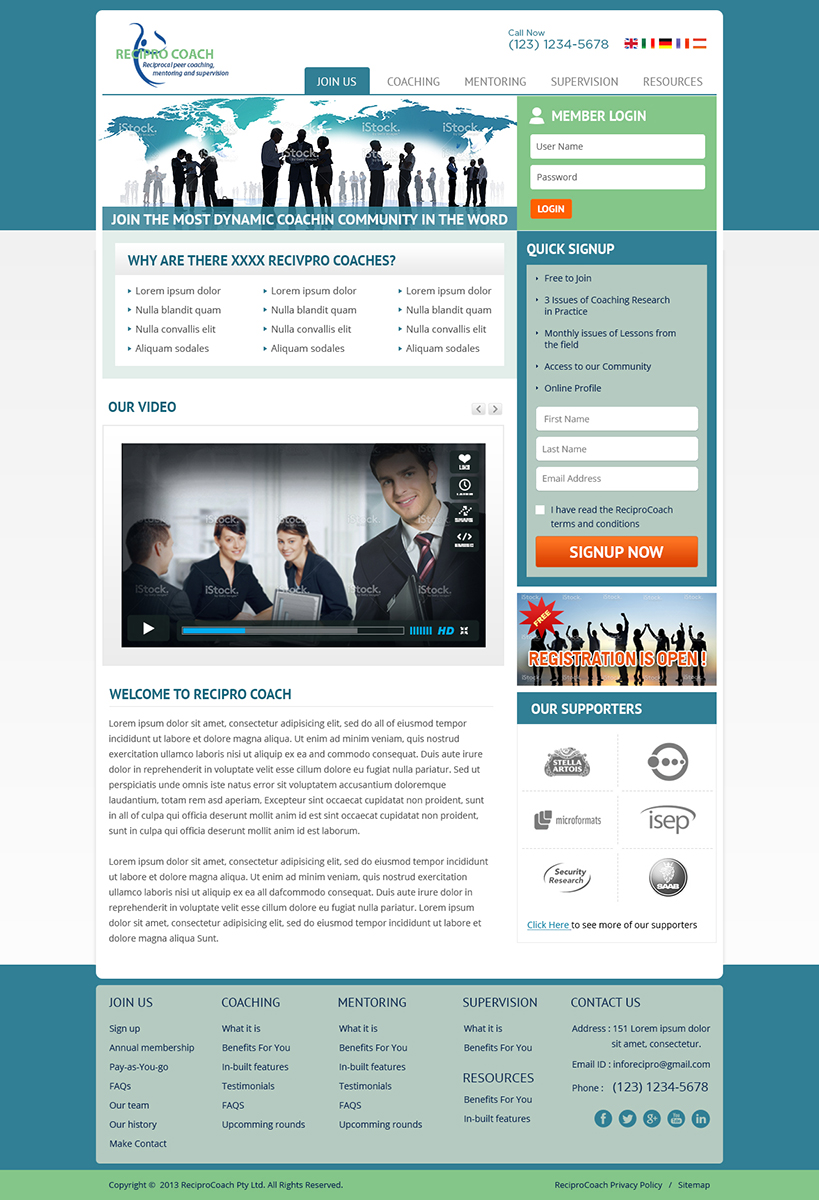 Diseño Web por Mayank Patel para este proyecto | Diseño #2515441