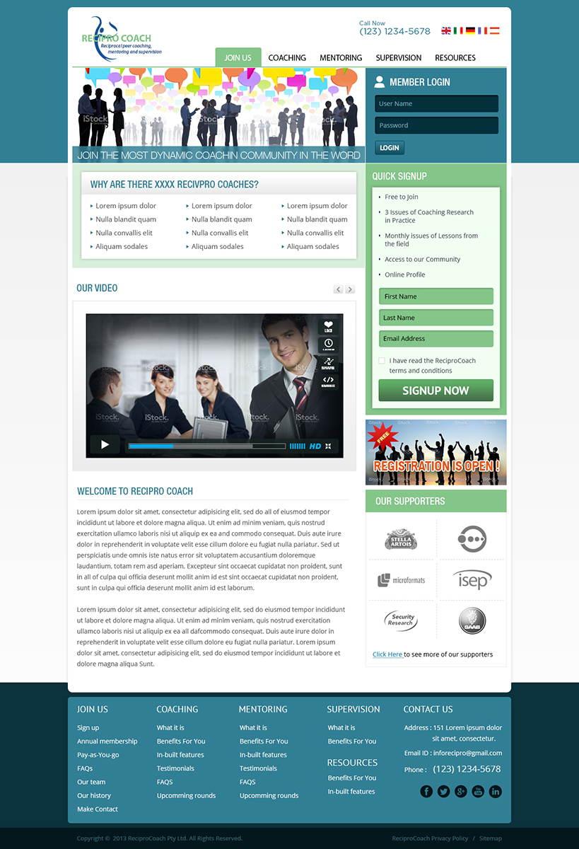Web Design par Mayank Patel pour ce projet | Design #2515448