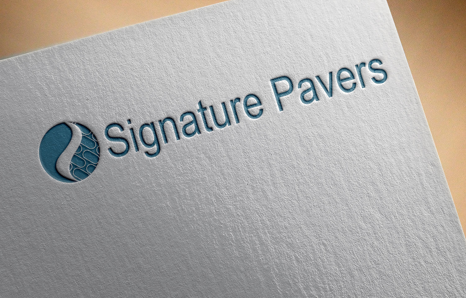 Logo-Design von Tyler Blake Designs für Signature Paving Inc. | Design #13249735