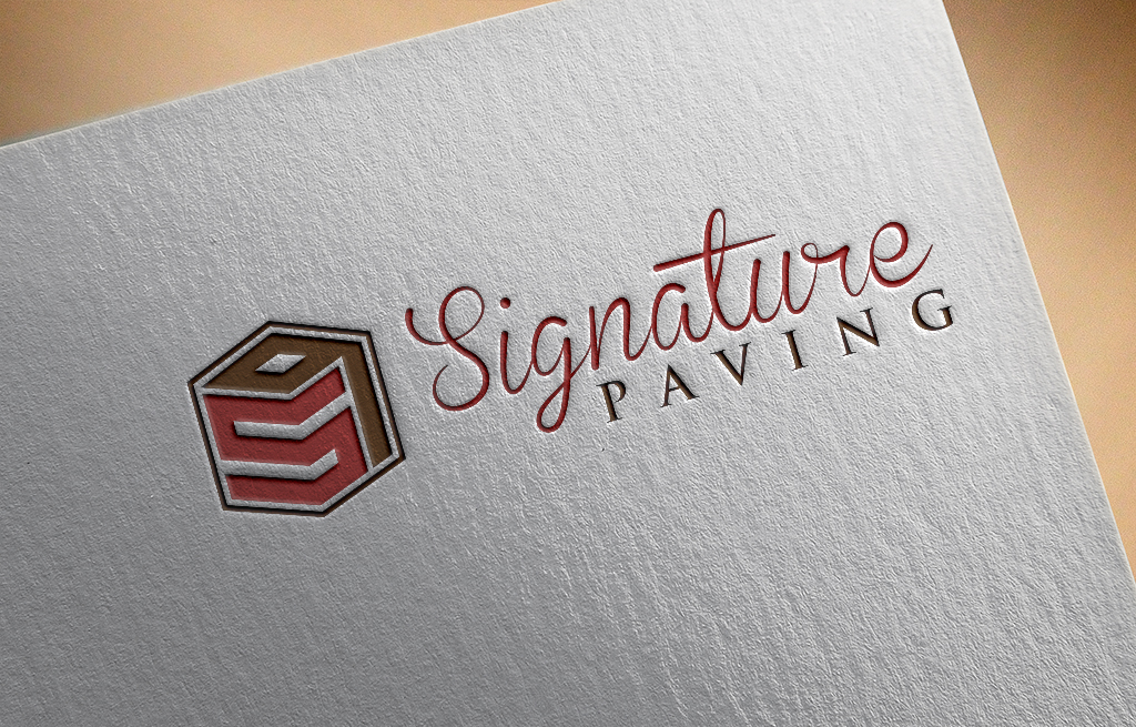 Diseño de Logo por johnnyblackman para Signature Paving Inc. | Diseño #13191532