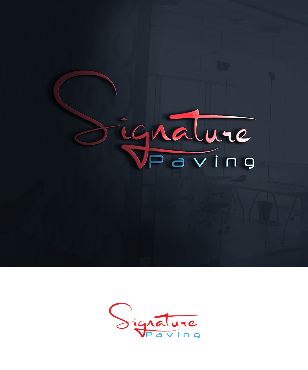 Logo Design by Christina Perri for Signature Paving Inc. | Design: #13178634