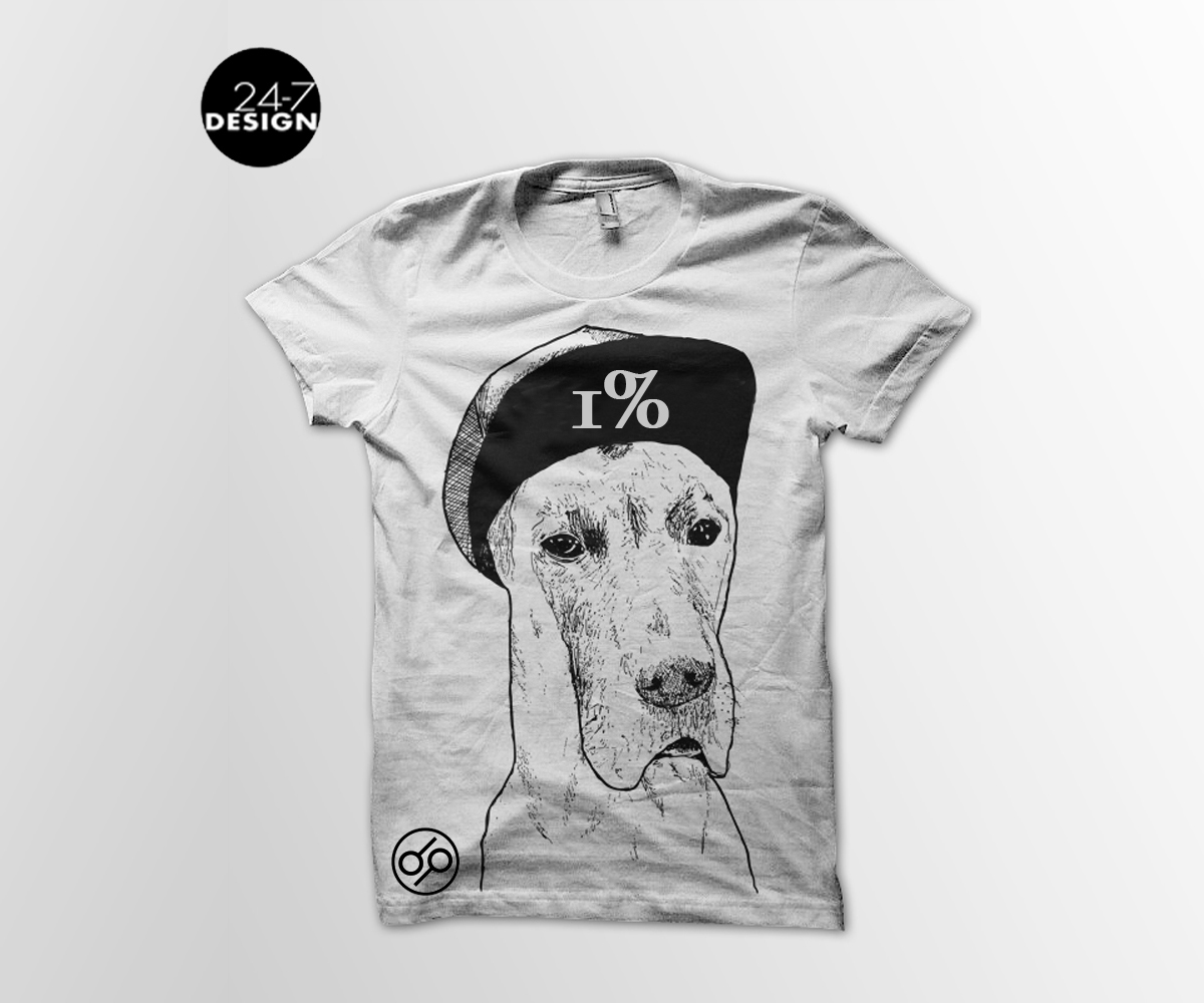 T-shirt Design by 24-7 DESIGN for The One Percent | Design #2492561