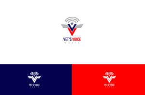 Vet's Voice Radio | Logo Design by GLDesigns