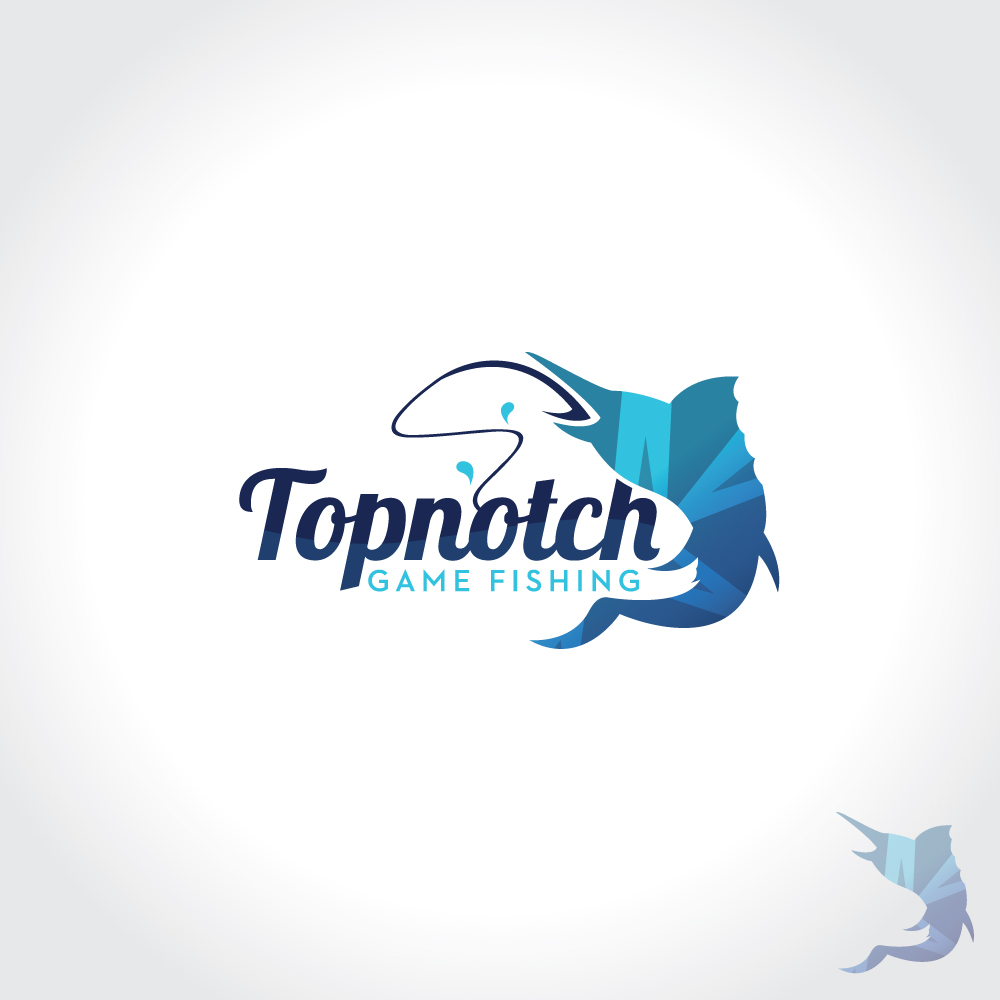 Logo Design by Sujit Banerjee for Topnotch Game Fishing  | Design #13129351