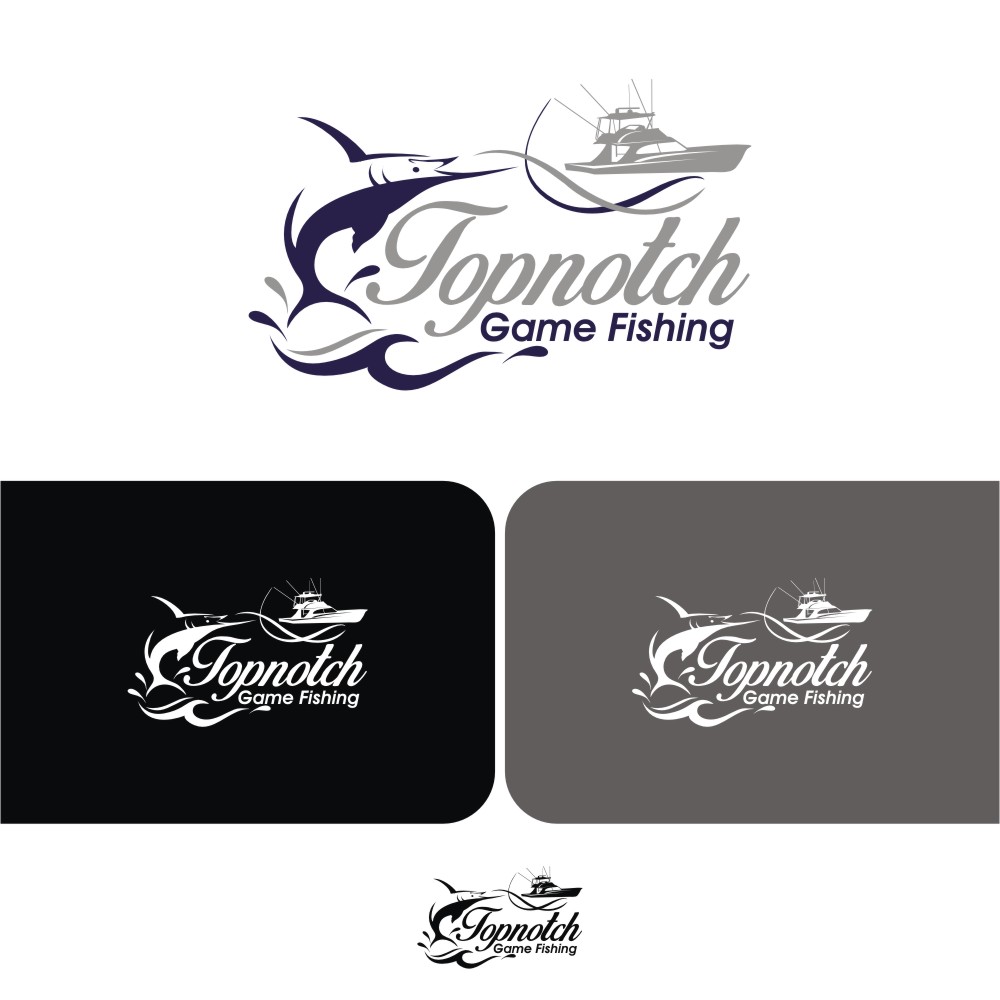Logo Design by e-graphics for Topnotch Game Fishing  | Design #13128028