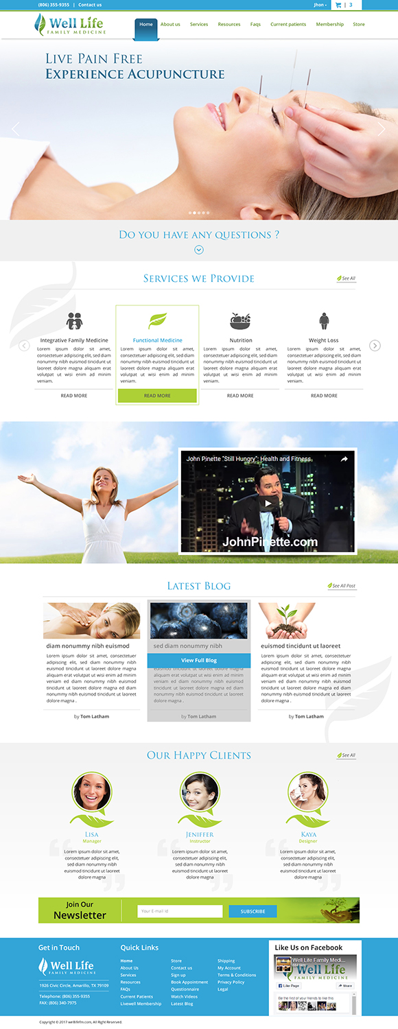 Web Design by Anooshaa Kachhia for this project | Design #13539992