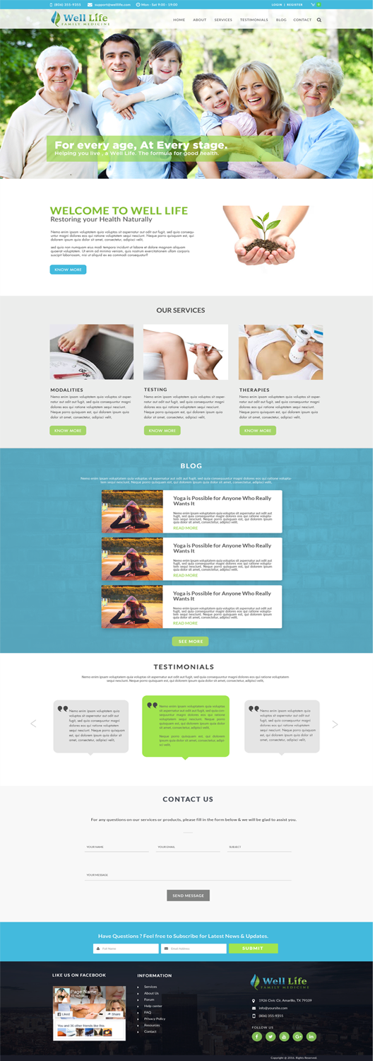 Web Design by Sarah Mathews for this project | Design #13140902