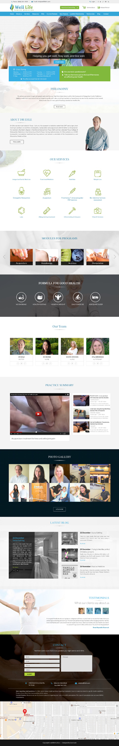 Web Design by Da Miracle for this project | Design: #13158574
