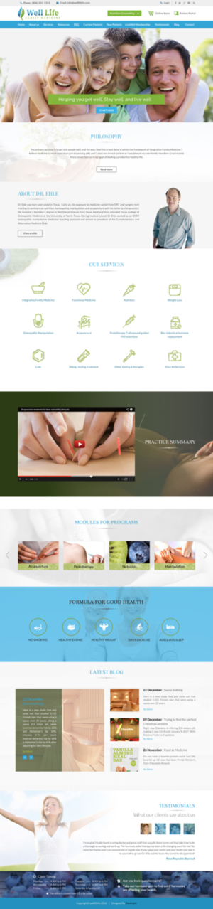 Web Design by Da Miracle for this project | Design: #13167791