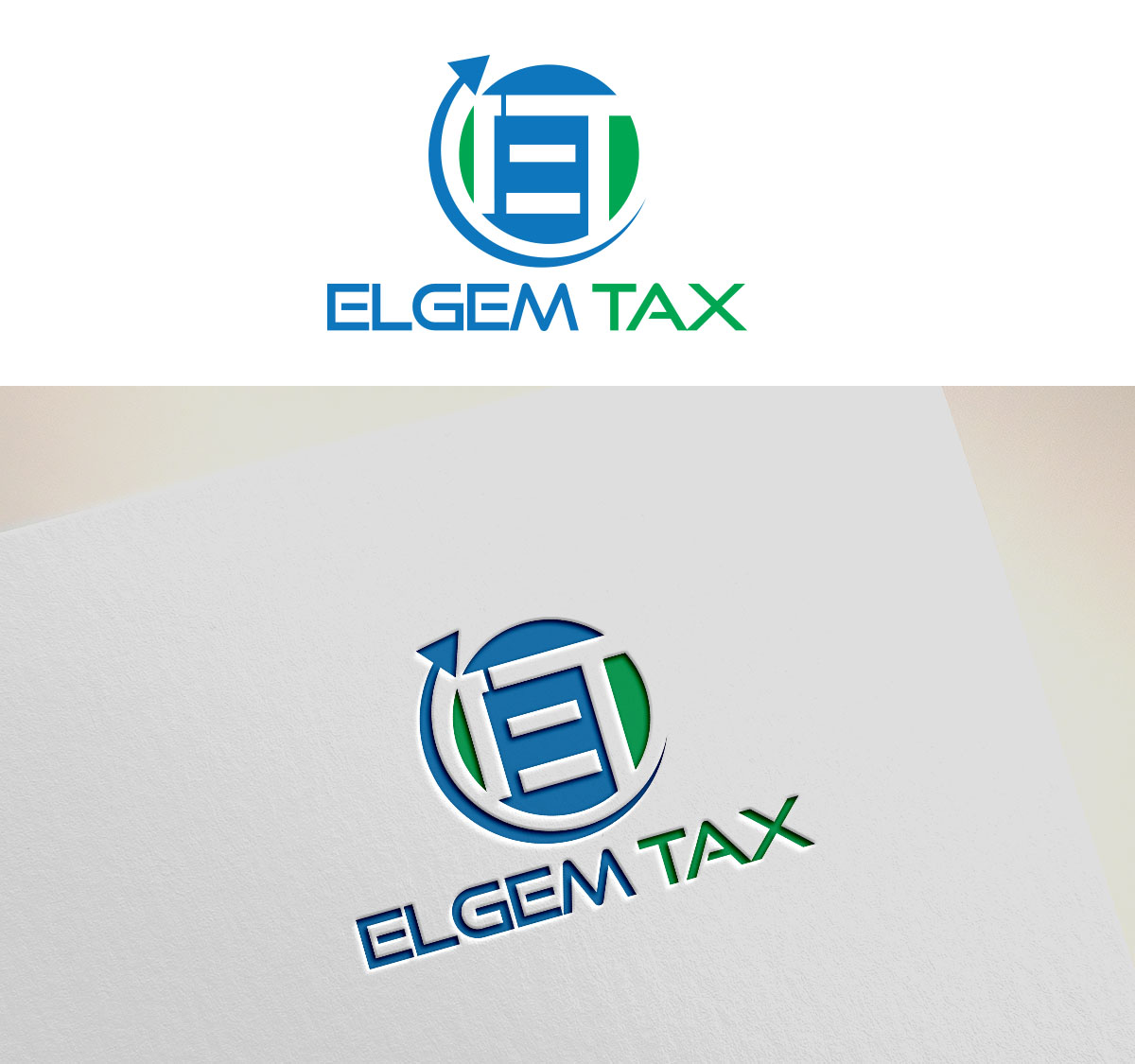 Logo Design by Turn Digital for Elgem Tax | Design #13163015