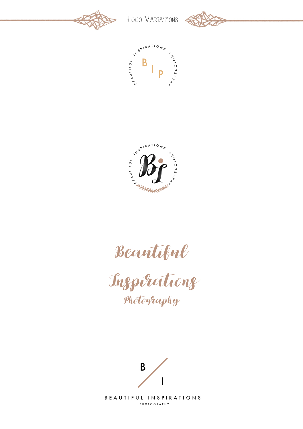 Logo Design by WP DESIGNS for Beautiful Inspirations Photography | Design #13164219