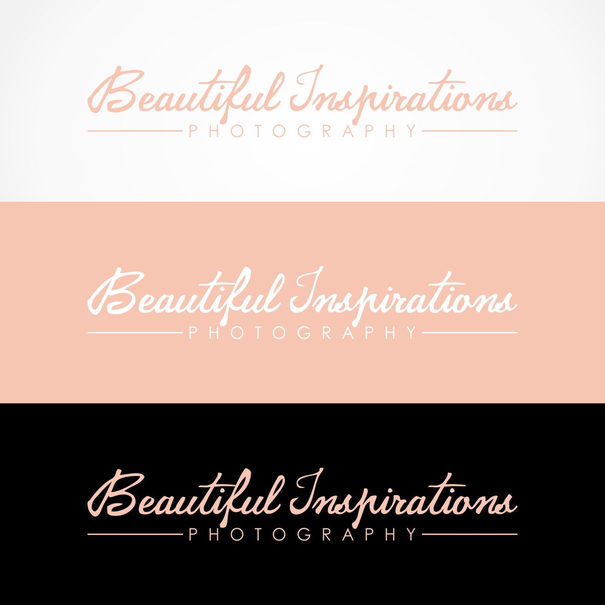 Logo Design by Robby SC for Beautiful Inspirations Photography | Design #13133533