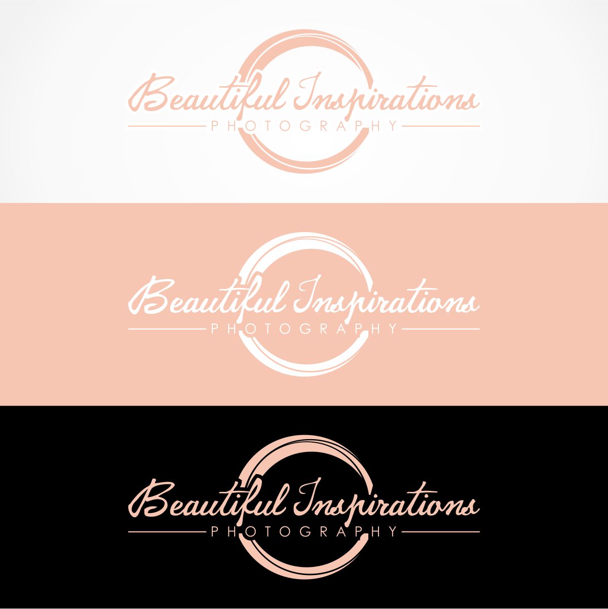 Logo Design by Robby SC for Beautiful Inspirations Photography | Design #13133534