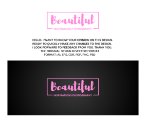 Logo Design by artsterdam for Beautiful Inspirations Photography | Design: #13131843