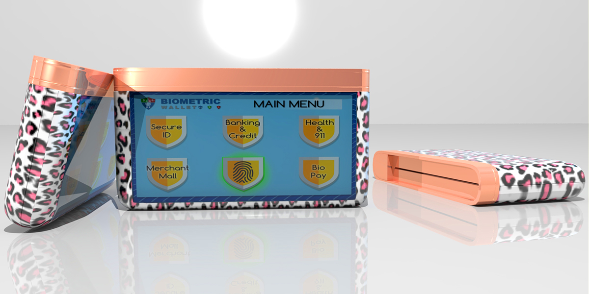 Design 3D par 609reese pour Biometric Wallet LLC | Design #13165531