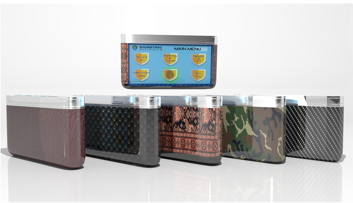 Design 3D par 609reese pour Biometric Wallet LLC | Design #13198637