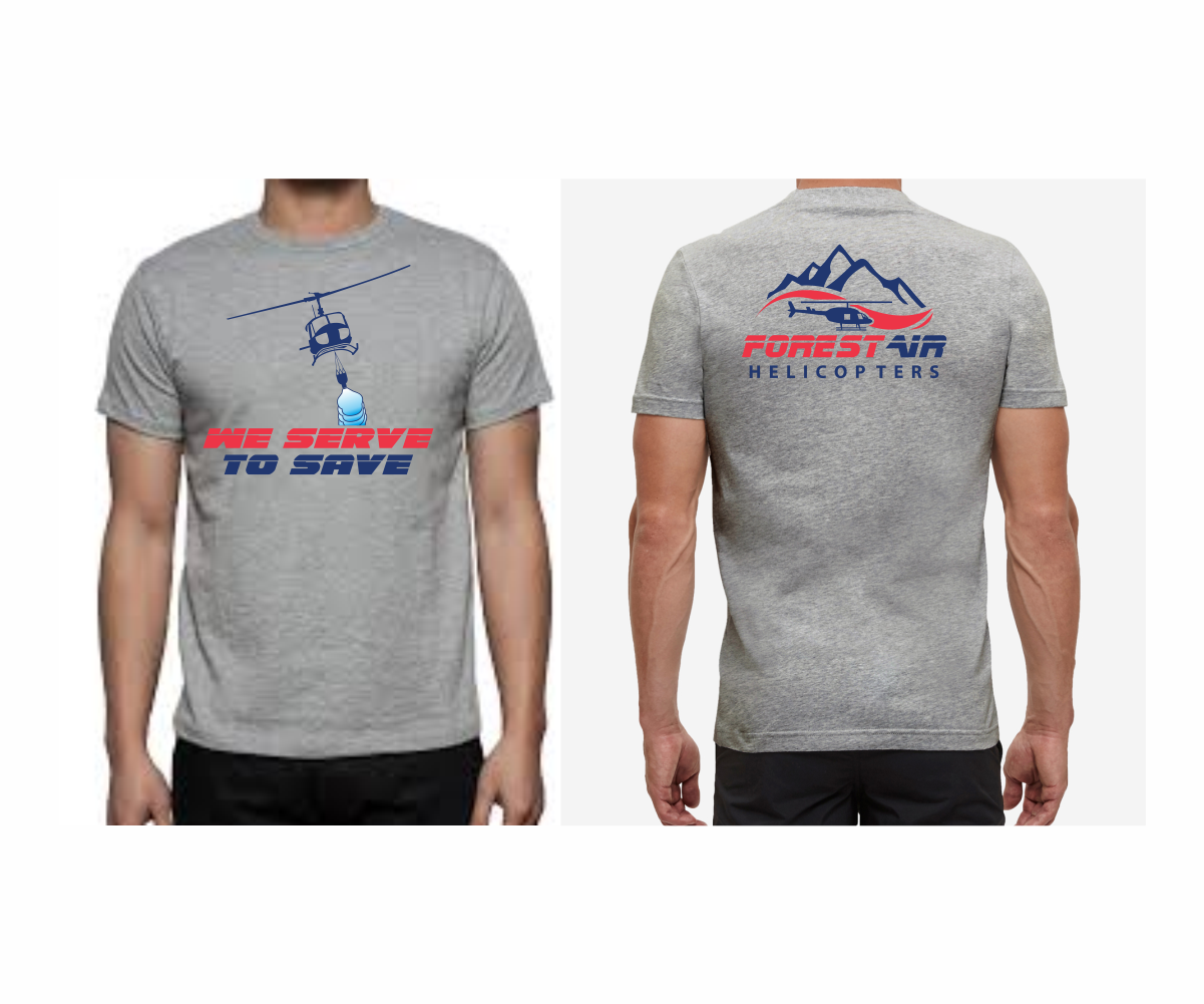 T-shirt Design by suryokusumo for Forest Air Helicopters | Design #13136535