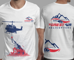 Design de T-shirt par Jenn Smith pour Forest Air Helicopters | Design #13138516