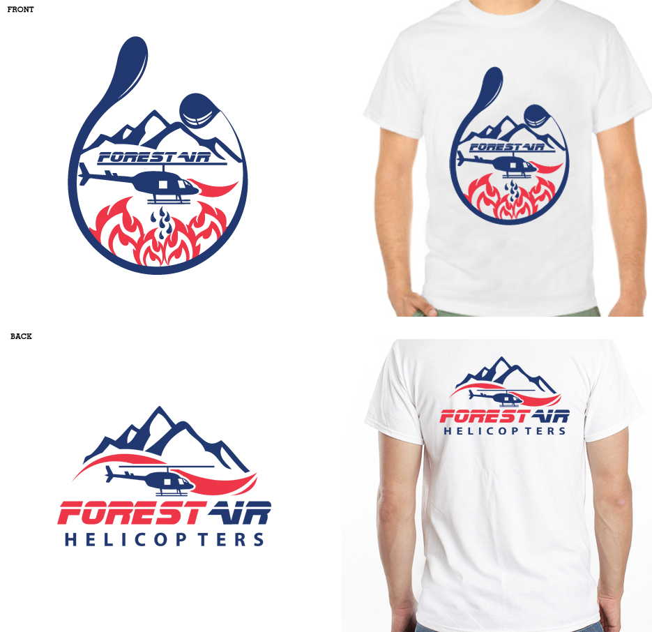 Diseño de Camiseta por Maden para Forest Air Helicopters | Diseño #13136940