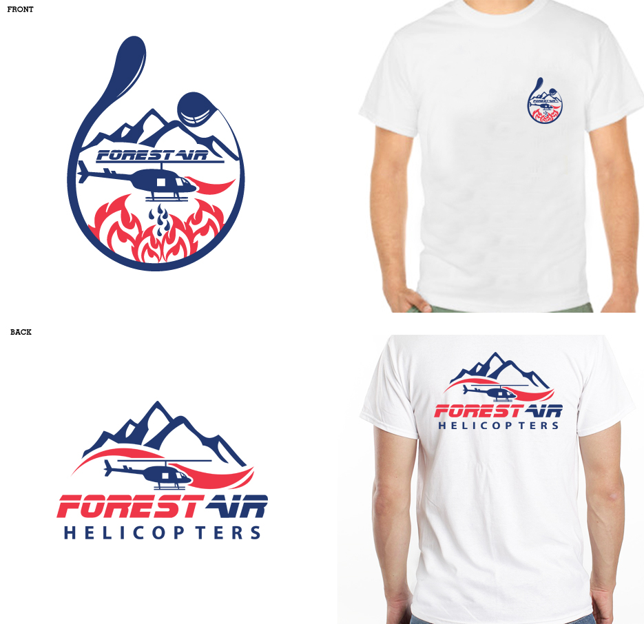 T-shirt Design by Maden for Forest Air Helicopters | Design #13136954