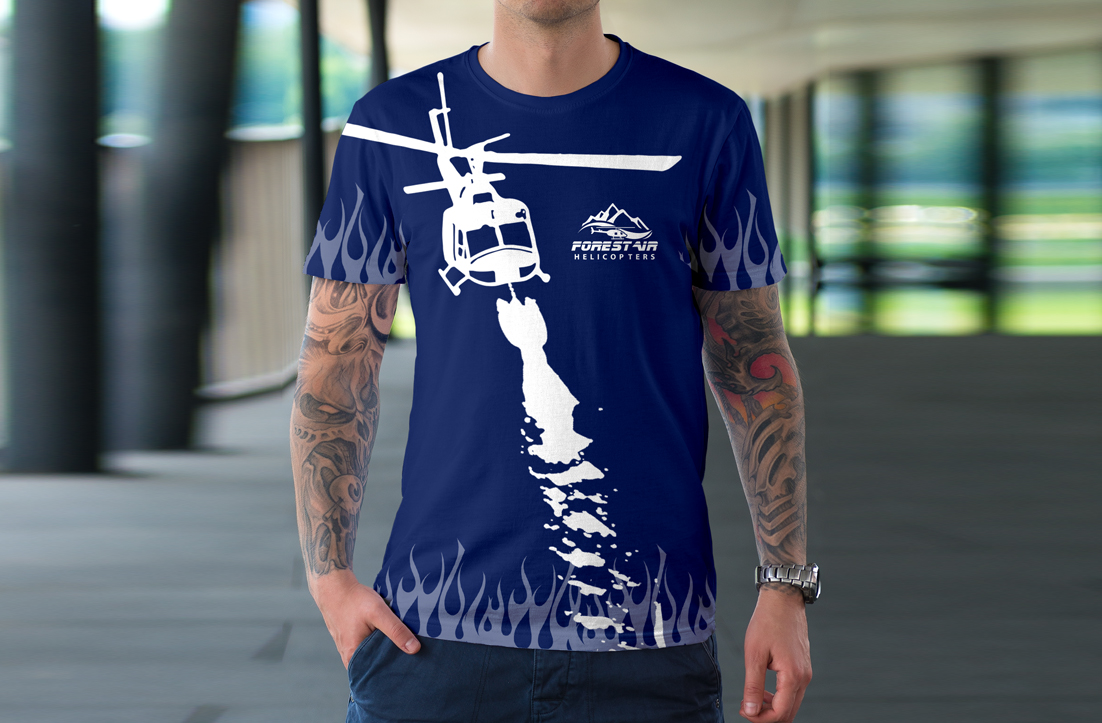 T-shirt Design by GLDesigns for Forest Air Helicopters | Design #13151453