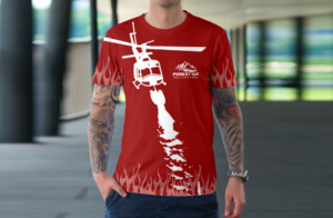 Forest Air helicopters T shirt design | Design de T-shirt par GLDesigns