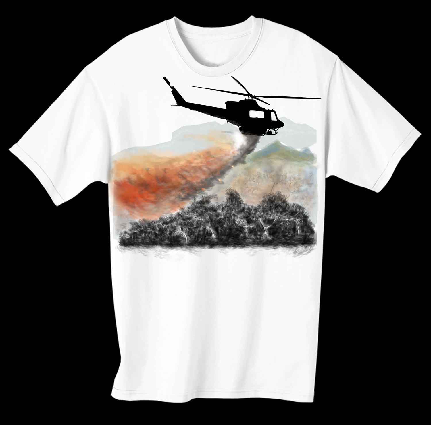 T-shirt Design by 888 Digital Arts for Forest Air Helicopters | Design #13185488