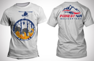 Design de T-shirt par SD WEBCREATION pour Forest Air Helicopters | Design #13166354