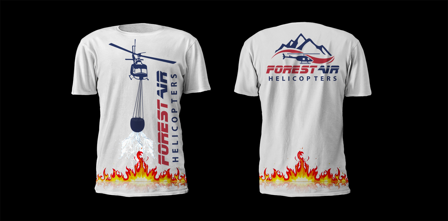 T-shirt Design by 24designsolution for Forest Air Helicopters | Design #13163320