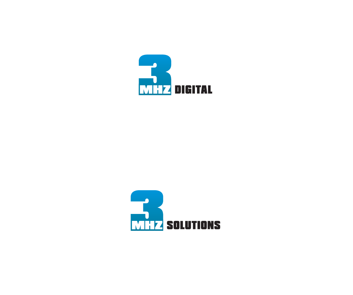 Diseño de Logo por bijuak para 3MHZ Solutions | Diseño #13136660