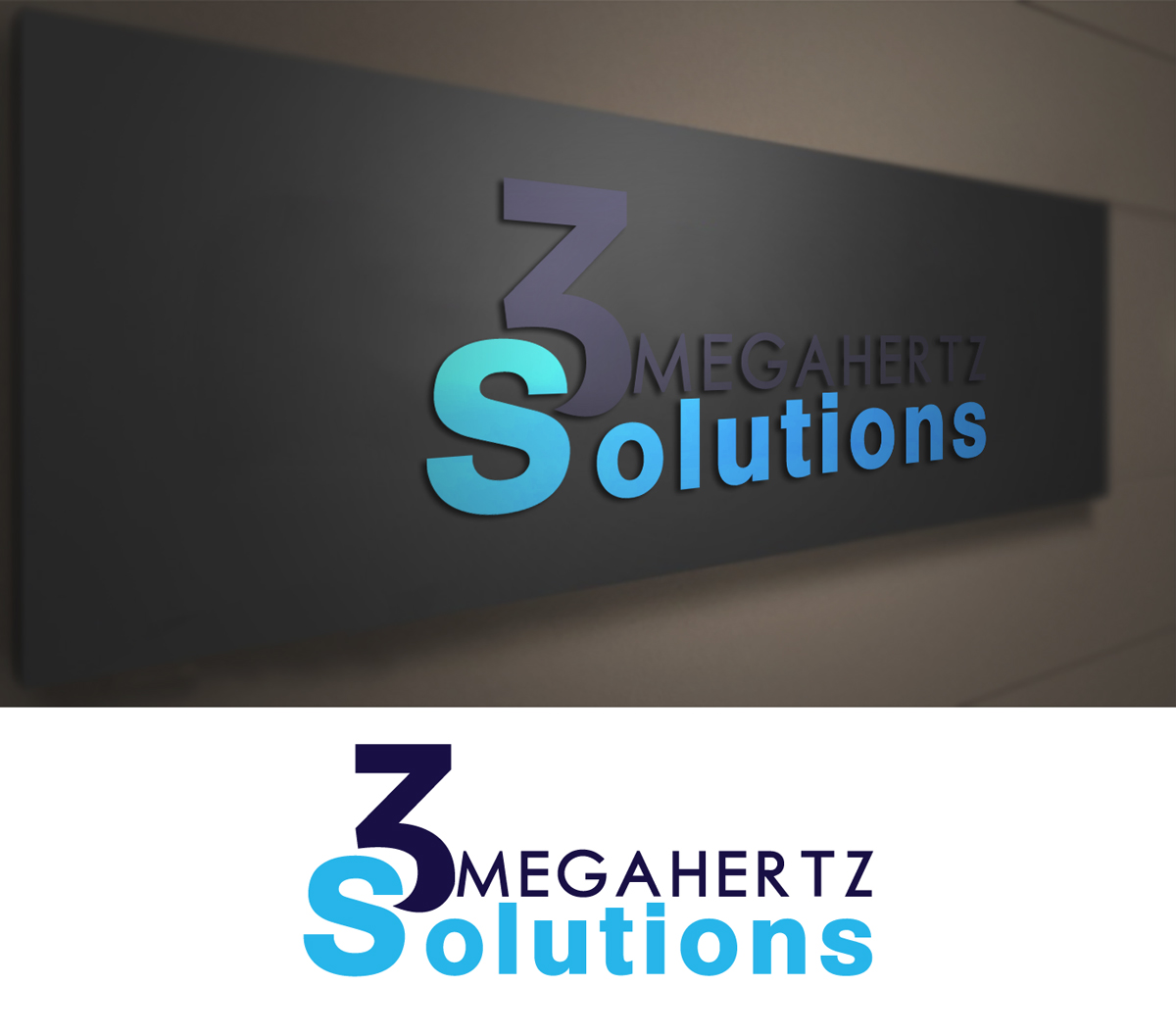 Logo Design by Impressive Solutions for 3MHZ Solutions | Design #13136295